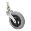 Wheelchair Replacement Wheel Grey 6 Inch PU Inflatable Universal Wheelchair