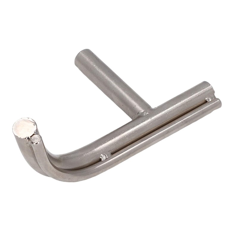 Lathe Tool Rest, 5/8 Inch Post Alloy Steel J Curved