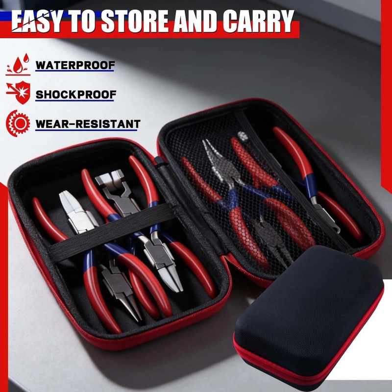 GOLD DEER 8Pcs Eyeglass Repair Kit with Screwdriver and Storage