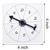 Gejoy Transparent Spinners Bulk for Classroom Clear Spinners Dry Erase
