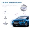 helloleiboo Car Windshield Sun Shade UV Rays and Heat Sun