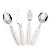 Koythin 4-Piece Cutlery Set, Stainless Steel Flatware Sets with Chubby