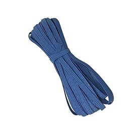 Bowtique Emilee 1/4" Elastic 10 yards Bundle, Braided Skinny Elastic for Face Masks, Headbands or Hair Ties (Sunset Blue)