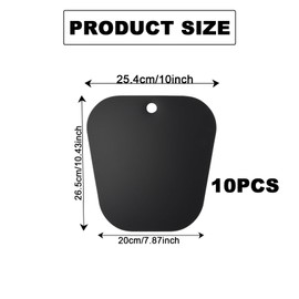 5 Pairs of Boot Shape Inserts, Plastic Boot Stand Holder, 10 Inch Boot Shaper, Boots High Support, Keep Boots Upright and Prevent Sagging, Boots and Wrinkles, black