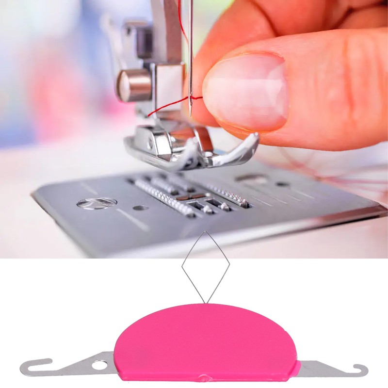 5PCS Needle Threader 3 in 1 Soft Flexible Lightweight Portable