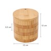 【FSC Certified Product】TAKEMI Bamboo Jewelry Storage Case 3-Tier with Lid,