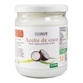 Aceite De Coco Cusibani Extra Virgen 420 Ml Prensado Frío