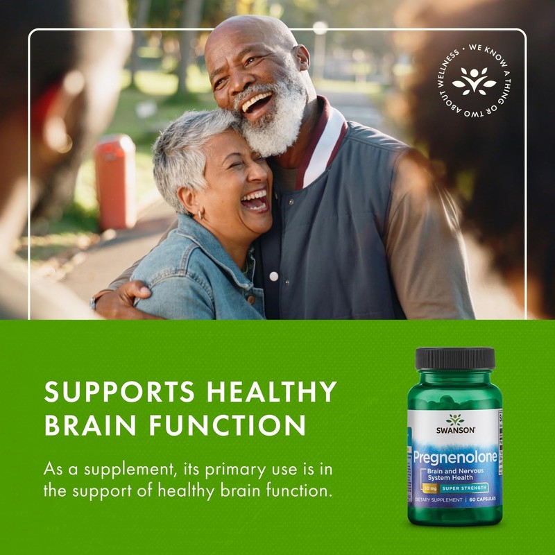 Swanson Pregnenolone - Super Strength 50 mg 60 Caps (3