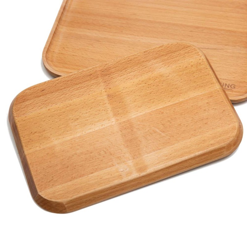 K-UNING Coffee Tray, Cafe Tray, Wood, 7.3 x 10.0 inches