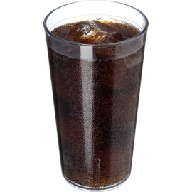 Carlisle FoodService Products Stackable Plastic Tumbler, 16 Ounce, Clear, (Pack of 24)