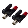 leeyovk BNC Female to Dual Banana Female Binding Post RF