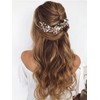 Gorais Peines de novia de cristal para el pelo de