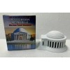 JEFFERSON MEMORIAL WHITE DIE CAST METAL COLLECTIBLE PENCIL SHARPENER NEW