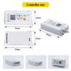 LED Strip Controller 6-Pin RGBCW RGB + CCT Smart Controller,
