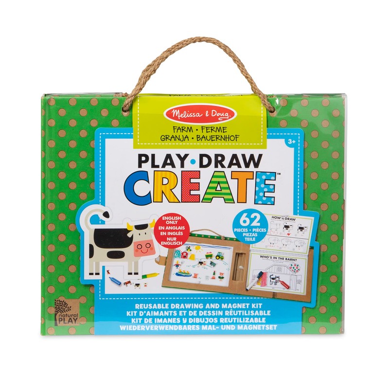 Melissa & Doug Natural Play: Play, Draw, Create, Reusable, Paint