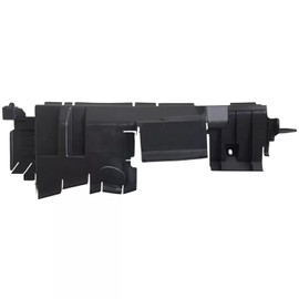 Robautoparts Front Grille Air Deflector Left Driver Side 2019-2022 For Toyota RAV4 Made Of Plastic Without Active Shutter TO1218140 16595F0140