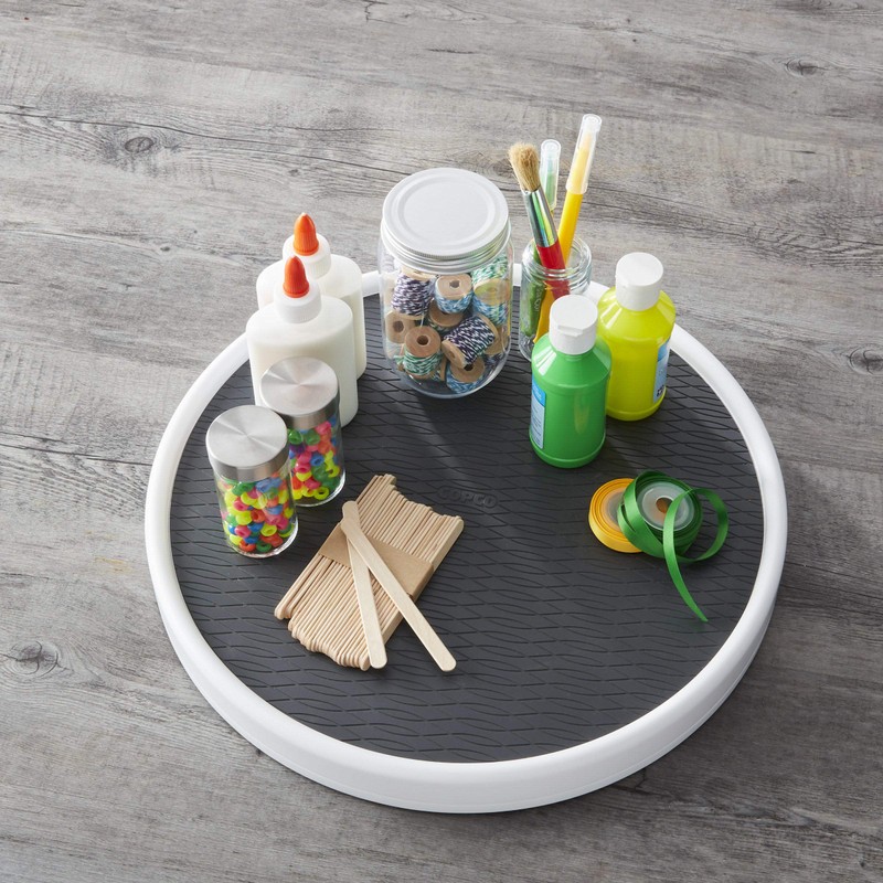 Copco Pro 15-Inch Lazy Susan Turntable, Non-Skid Pantry or Cabinet