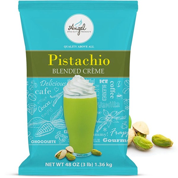 Pistachio Blended Crème Mix by Angel Specialty Products [3 LB]