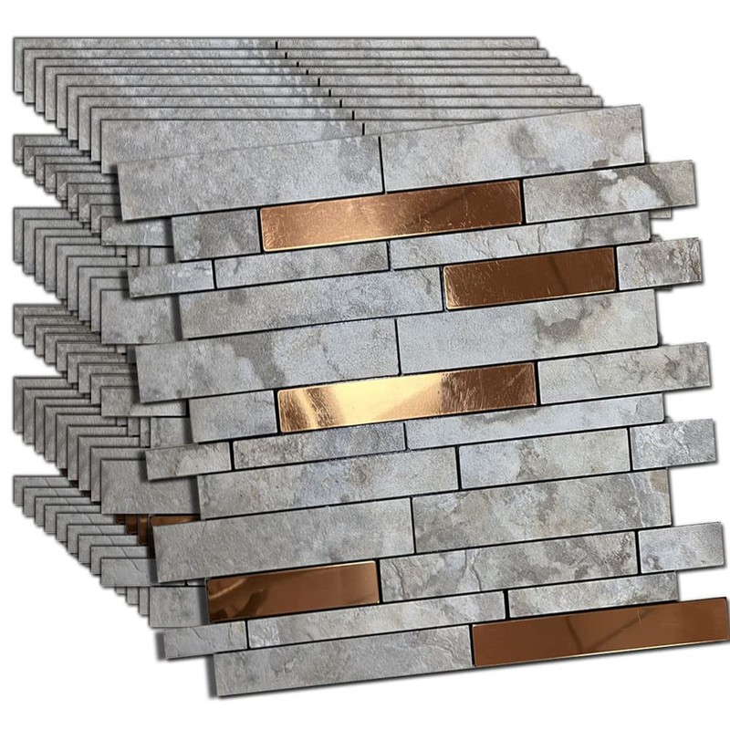Weimeisc 10 Sheets Peel and Stick Backsplash Tile for Kitchen,