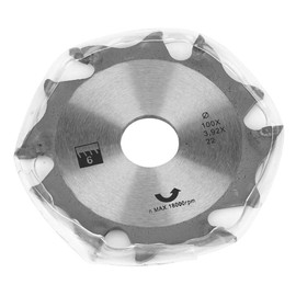 Plate Joiner Blade, 4-Inch, Carbide, 6-Tooth Dw6805,Biscuit Jointer Machine Blade, Jointer Blade Cutter Replacement 100mm x 22mm 4mm for Woodworking 4inch Carbide Biscuit