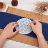 WEBEEDY DIY Sashiko Placemat Kit with Traditional Japanese Sashiko Template