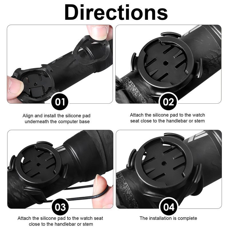Bicycle Mount Compatible with Garmin GPS, Pack of 2 Bicycle
