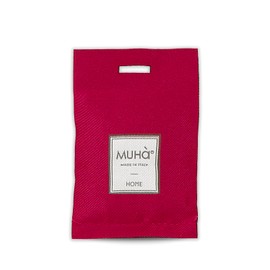 MUHA' Borsettina in Tessuto profuma cassetti e armadi di Colore Rossa all'aroma di Lino e Cotone. La referenza è: CS15