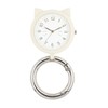 Follow H00924S-0 IV Women's Pocket Watch Catmint Cat Carabiner Watch, white (off-white)
