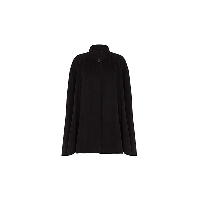 Lona Scott Wool & Cashmere Cape, Black