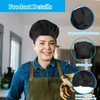 Frdelma Chef's Hats, Pack of 2 Unisex Chef Hats, 22