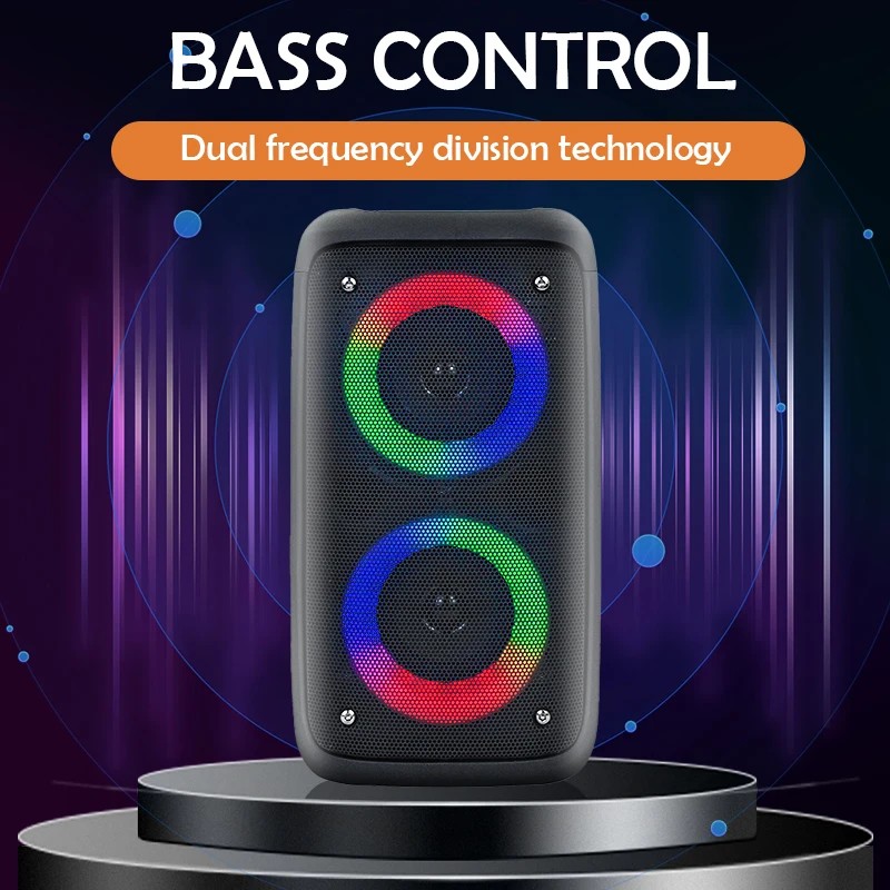 Factory 1265 Bass Wireless Speaker Chargeable Multiple Function Bluetooth Karaoke