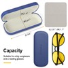 RayLove Glasses Case Hard Shell Eyeglass Case with Cleaning Cloth,