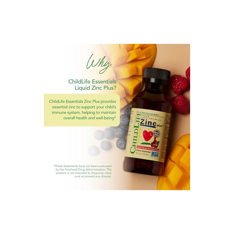 ChildLife Essentials | Zinc Plus® 4 Fluid Ounces (118 mL)
