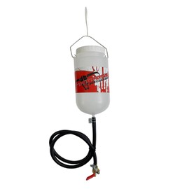 Pit Posse PP2333 Motorcycle Portable Auxiliary Tank Engine Bottle Container Storage Dirt Bike Tool Compatible with Kawasaki Yamaha Suzuki Honda XS KZ KS CB 450 550 650 750 850