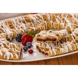 Berry Crumble Kringle-Racine Danish Kringles