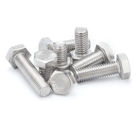 BOZONLI M18 Lengthen Hex Bolt - Fully Threaded Setscrew Stainless Steel Mechanical Bolts M18×40mm,1 pcs