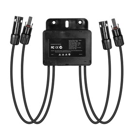 BuyWeek Solar Optimiser 600 W MPPT PV Module Optimiser Solar Panel Power Optimiser with Solar Plug IP68 Waterproof Solar Panel Optimiser for Solar Module Photovoltaic Max 1500 V DC