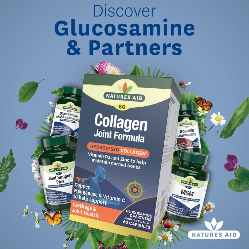 Natures Aid Collagen Joint Formula with Vitamin C, Copper and