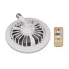 Small Ceiling Fan with Light Remote Control E27 Lamp Holder