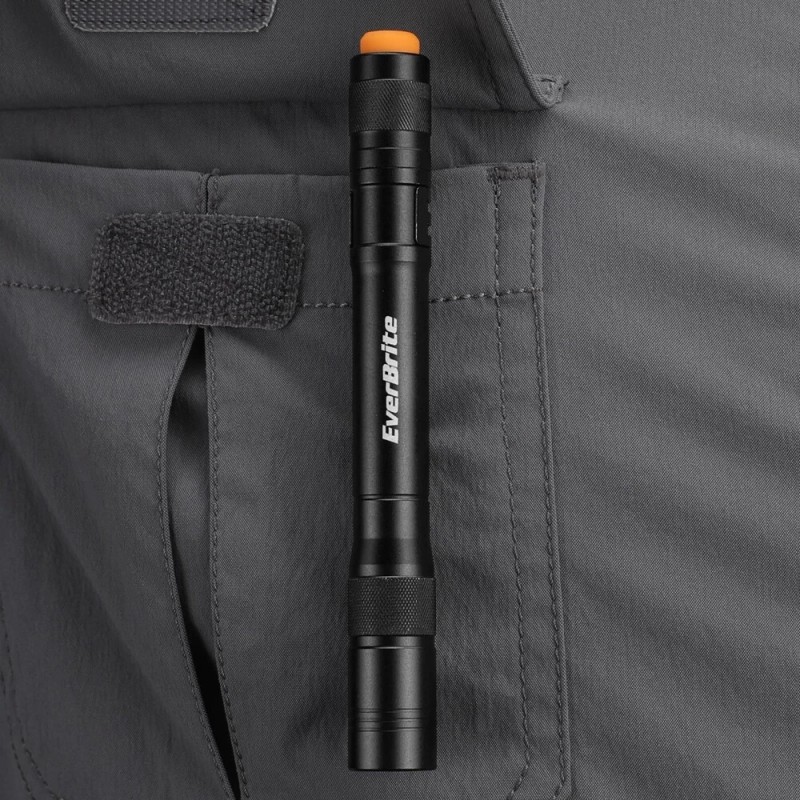 EverBrite Pen Light Pocket Flashlights Aluminum LED Pen Flashlights w/Clip