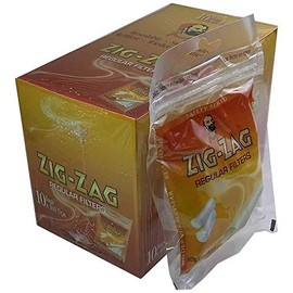 Zig Zag Standard-Filterspitzen, 100 Stück, Papier, Orange, 8 x 10 x 7 cm
