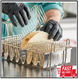 Choice Taco Frying Basket With 8 Slots Commercial Restaurant Cooking Fryer Basket New