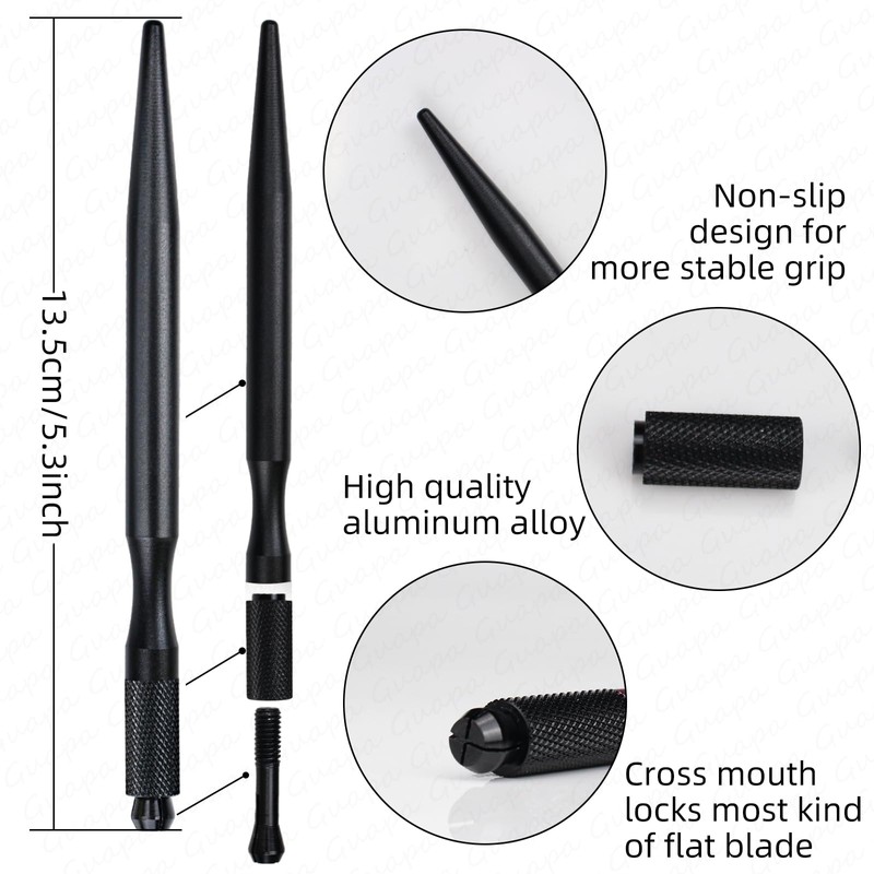Microblading Handles Manual Microblading Pen with Nano 0.15mm Blade Microblade