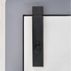 Black Slide Barrel Door Bolt Lock with Screws for Bathroom,