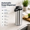 Automatic Liquid Soap Dispenser Touchless, Stainless Steel,USB Rechargeable