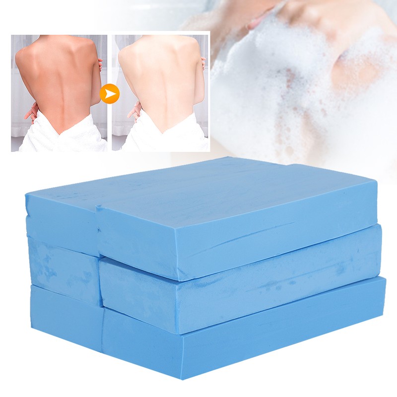 6pcs Household Bath Shower Sponge Body Scrub Exfoliating Cleaning Sponge