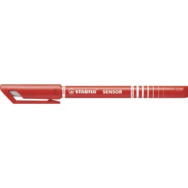 STABILO Stabilo Sensor Fineliner Pen, Red, Fine Red (189/40)