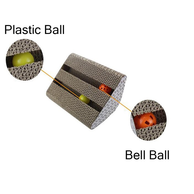 Cat Scratch Pad,Scratcher with Catnip,Scratching Posts,Cat Toy Scratching Board Lounge