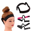 Diadema Elástica Ajustable Sin Orejas para Pelucas – Paquete de