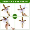 6 Pieces Happy Easter He Is Risen Yard Sign Decorations